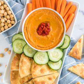 Roasted Red Pepper Hummus