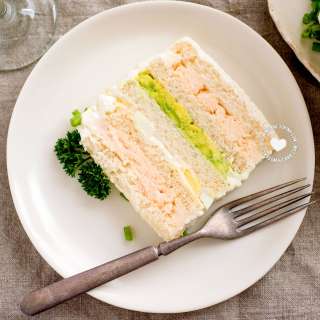 [Recipe + Video] Sandwichon de Pollo, Atun o Jamon (Sandwich Cake)