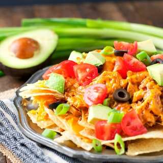 Crock Pot Chicken Nachos