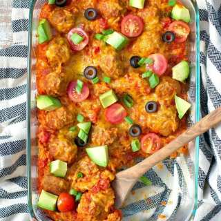 Dump and Bake Taco Casserole