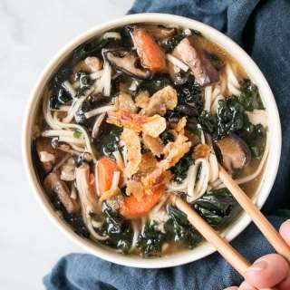 Miso Chicken Noodle Soup