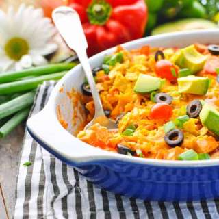 Dump-and-Bake Mexican Lasagna