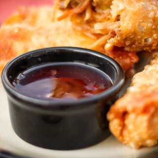 Sausage Egg Rolls with Homemade Sweet and Sour Sauce