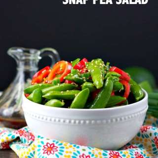 Sesame Ginger Snap Pea Salad
