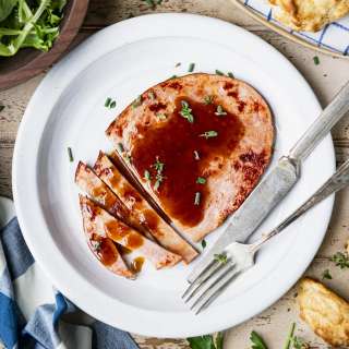 Ham Steak with Brown Sugar Glaze