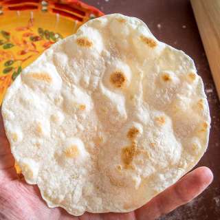Flour Tortillas Made With Bacon Fat