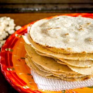 White Olotillo Corn Tortillas