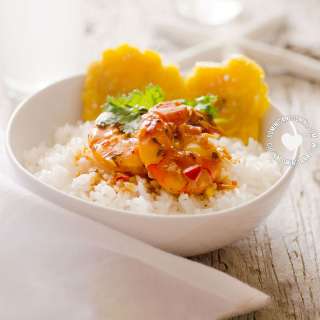 Shrimp with Coconut Sauce [Video-Recipe] Camarones con Coco