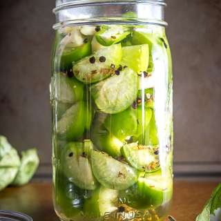 Pickled Tomatillos