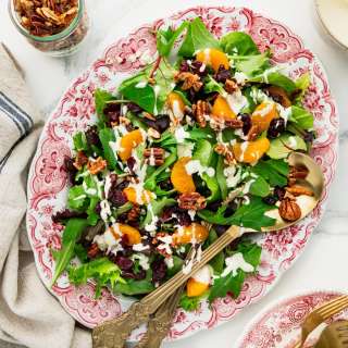 Salad with Candied Pecans