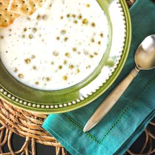 Basil and Sweet Pea Soup