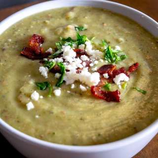 Potato Bacon Poblano Soup