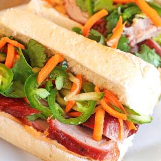 Vietnamese Pork Banh Mi Sandwiches