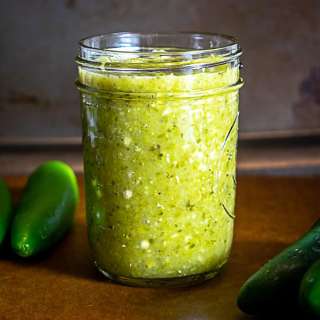 Tiny Jar of Jalapeno Serrano Hot Sauce