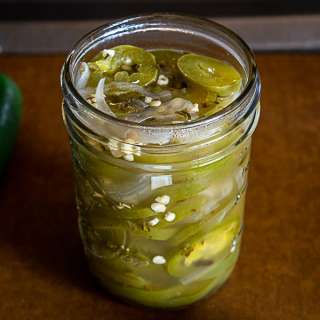 Tiny Jar of Pickled Jalapenos