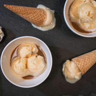Eggnog Affogato
