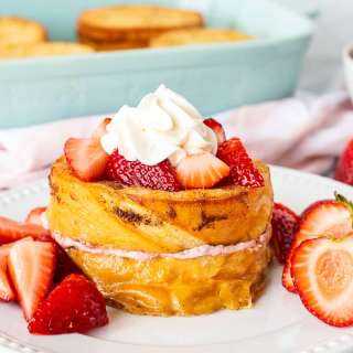 Overnight Strawberry French Toast