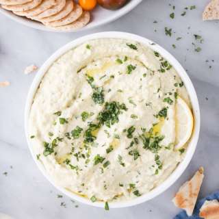 Lemon Basil Hummus Recipe
