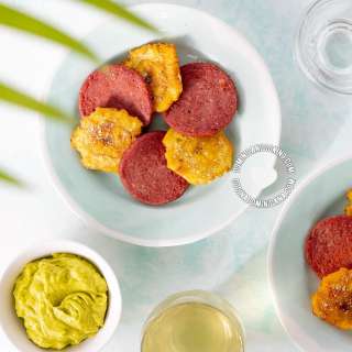 Frito con Salami [Recipe + Video] Tostones with Dominican Salami