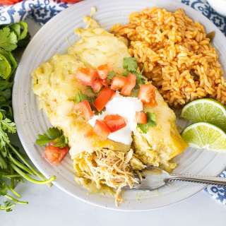 Honey Lime Chicken Enchiladas