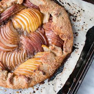 Brown Sugar Bourbon Pear Galette