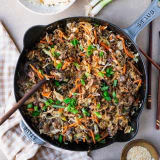 Ground Beef Stir-Fry with Vegetables