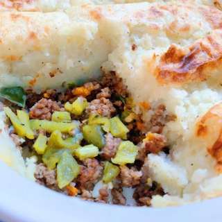 Roasted Green Chile Pastel de Papa (Shepherd's Pie)