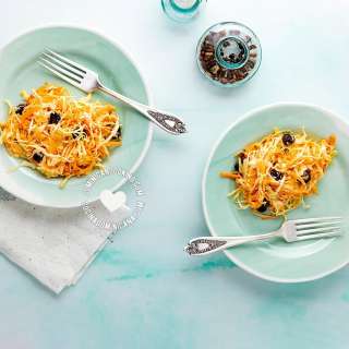 Easy Cabbage and Carrot Slaw [Recipe + Video] Cabbage Salad