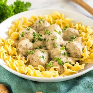 Easy Meatball Stroganoff