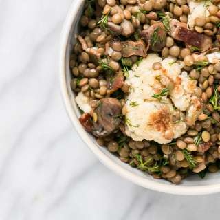 Lentil and Cauliflower Dill Salad