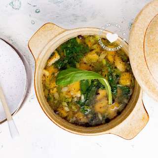 Aguají or Sopa de Plátano Verde [Recipe + Video] Green Plantain Soup