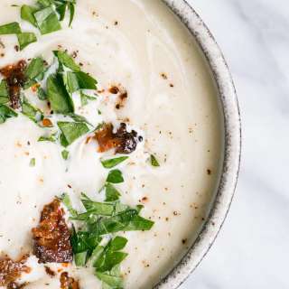 Slow Cooker Cream of Leek Soup