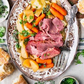 Baked Corned Beef and Cabbage