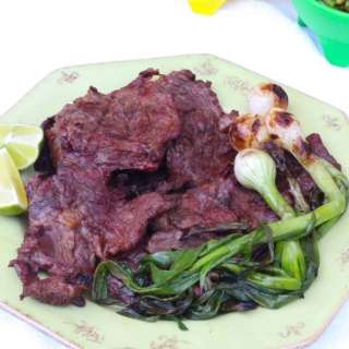 Chuck Roast Carne Asada with Cebollitas