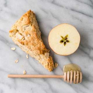 Apple and Honey Oat Scones