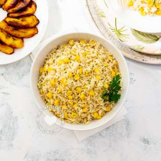 Arroz con Maíz [Recipe + Video] Rice with Corn