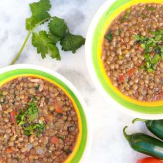 Mexican Lentil Soup (Sopa de Lentejas)