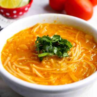 Gluten-Free Mexican Fideo Soup