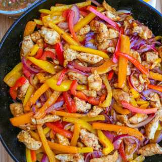 Skillet Chicken Fajitas