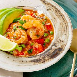Asopao de Camarones [Recipe + Video] Shrimp and Rice Pottage