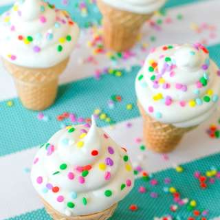 Ice Cream Cone Cupcakes