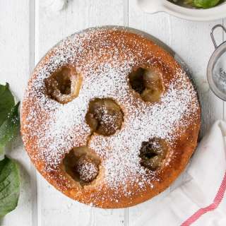 Bird’s Nest Salted Caramel Apple Cake