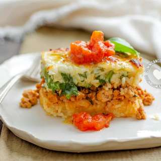 [Recipe] Pastelón de Arroz (Cheesy Beef and Rice Casserole)