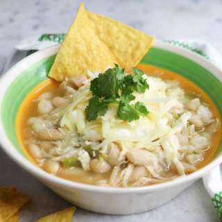 White Chicken Chili with Hominy