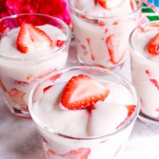 Dairy-Free Strawberries and Cream