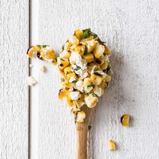 Grilled Corn and Avocado Salad with Cilantro Lime Dressing
