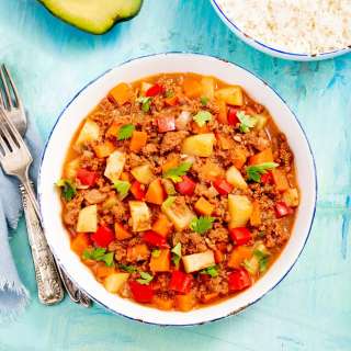 Carne Molida [Recipe + Video] Ground Beef with Vegetables