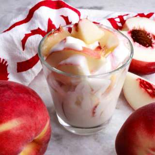 Dairy-Free Duraznos con Crema