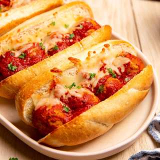Meatball Subs with Frozen Meatballs
