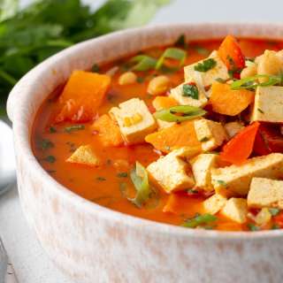 Chickpea and Tofu Curry Stew